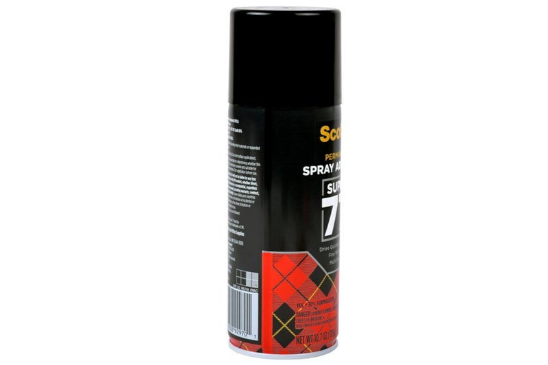 3M Scotch Super 77 Multipurpose Adhesive Spray, Bonds to Fabric, Cardboard, Plastic, Metal, Wood, Felt, and More, 10.7 Ounces (7716) - Image 4